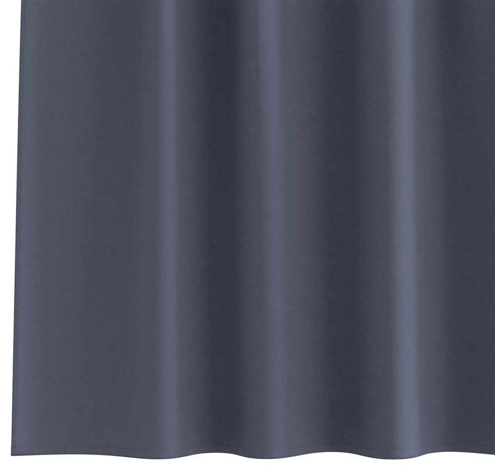 Cortinas opacas 2 pcs Cinzento-escuro 175 x 140 cm Poliéster