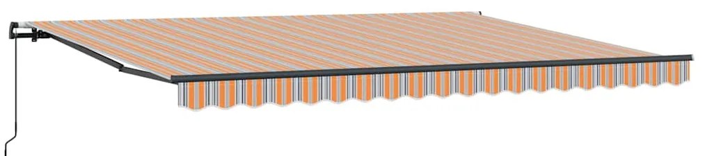 Toldo Retrátil Manual Multicolor 450 × 300 cm Poliéster