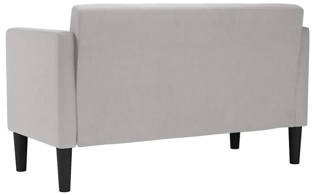 Sofá-luvas 111 cm tecido cinzento nublado
