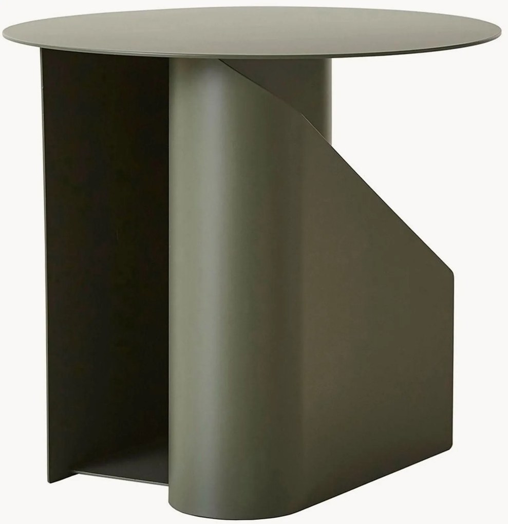 Mesa de apoio redonda com suporte para revistas Sentrum