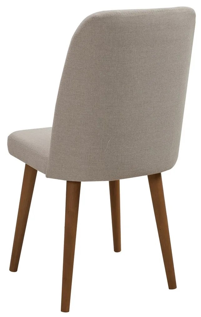 Conjunto de Mesa de Jantar Extensível e Cadeiras Vina – Branco Creme –