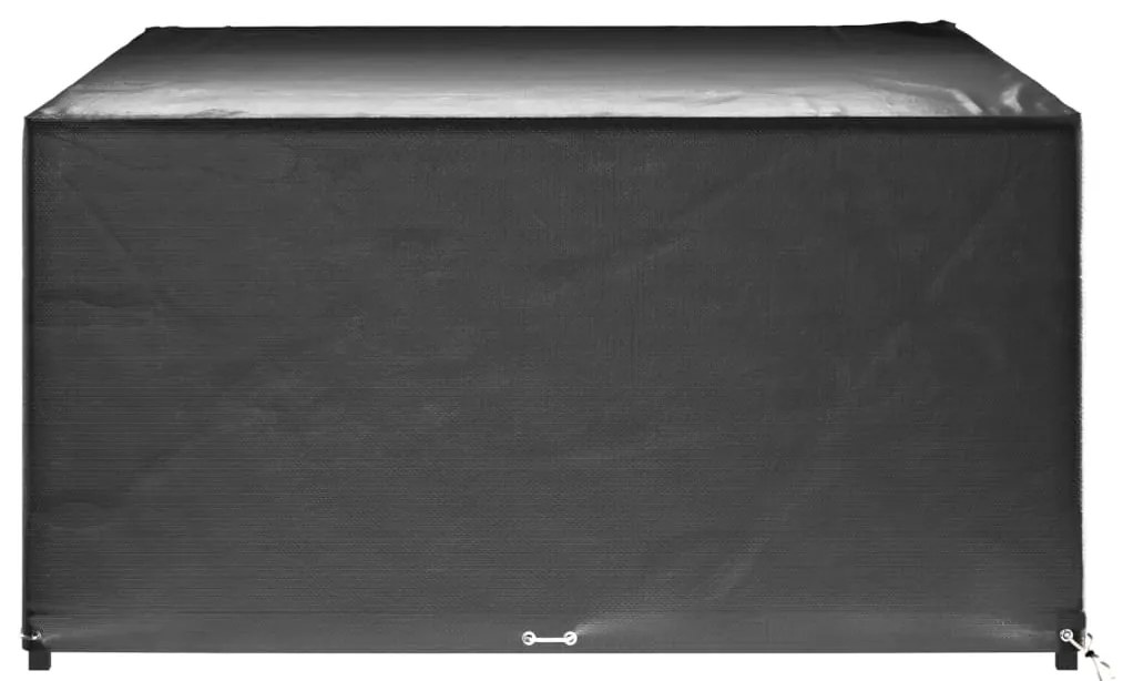 Capas móveis de jardim 2 pcs 16 ilhós 300x250x90 cm retangular