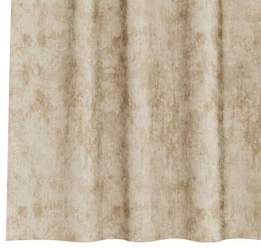 Cortinas de Veludo 2 peças com Ilhós Creme 175x140 cm