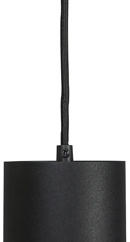Candeeiro Suspenso de Design Preto GU10 50mm - Tubo Design,Moderno