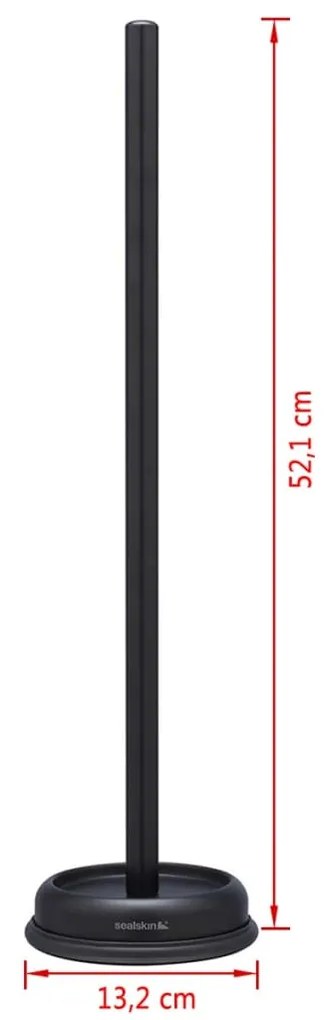 Suporte para rolos de papel higiénico Acero preto 361731819
