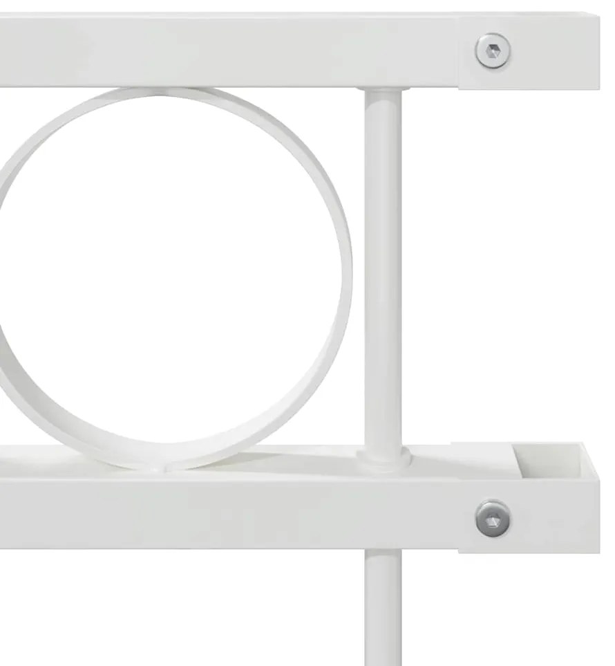 Painel de Cerca de Aço Branco 1,7x1,2m
