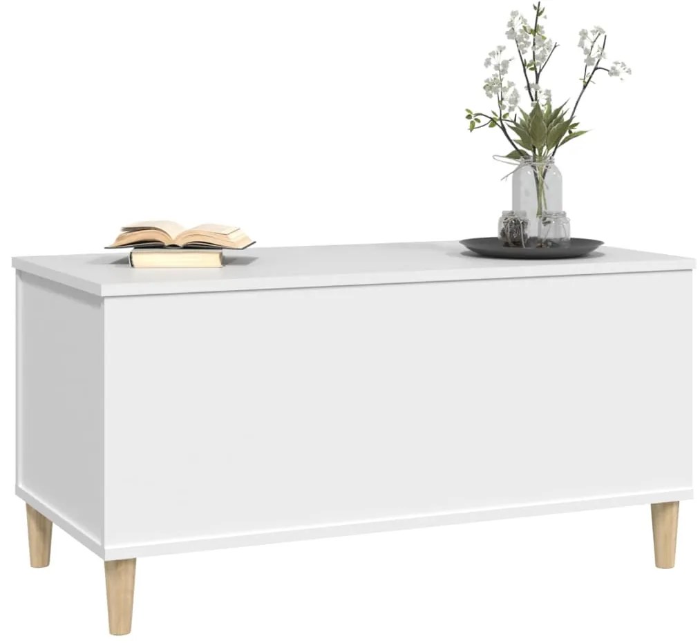 Mesa de centro 90x44,5x45 cm derivados de madeira branco