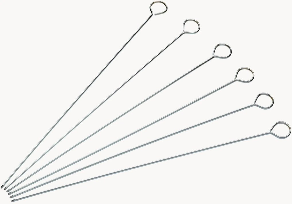 Espetos planos e para churrasco Spiedo, conjunto de 6