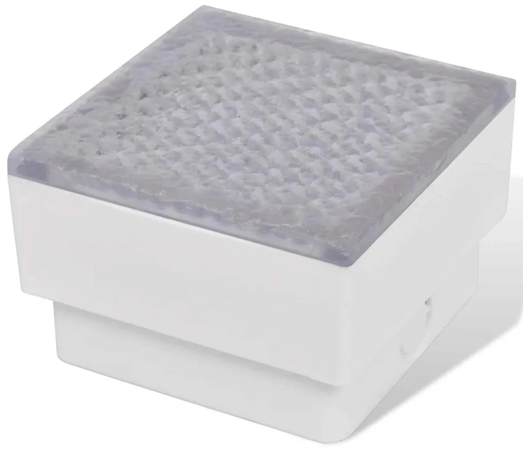 Lâmpada embutida no chão com 2 LED 100 x 100 x 68 mm