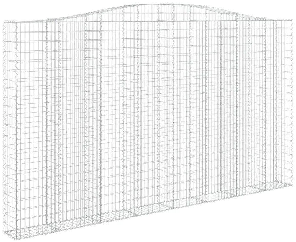 Cestos gabião arqueados 5pcs 400x30x220/240cm ferro galvanizado