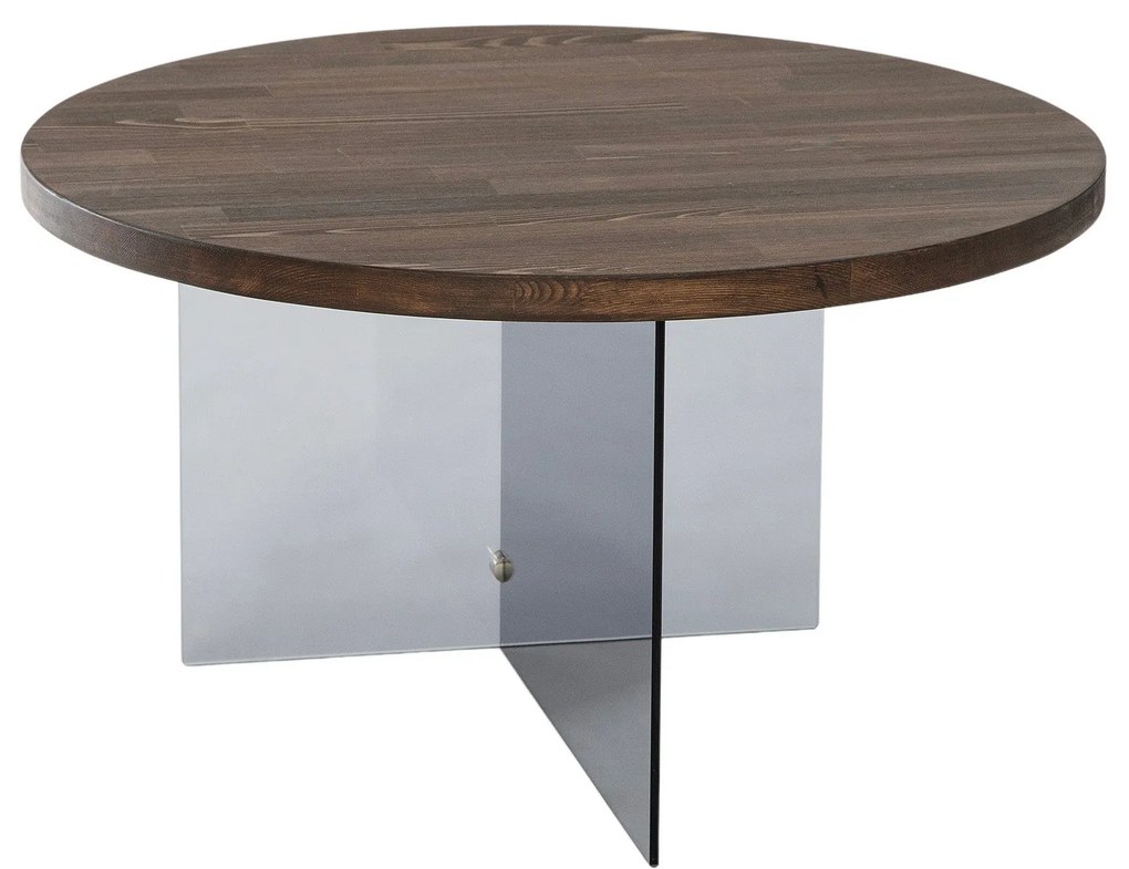 Mesa de Centro Serenity – Nogueira e Cinzento Escuro – 70 cm x 40 cm