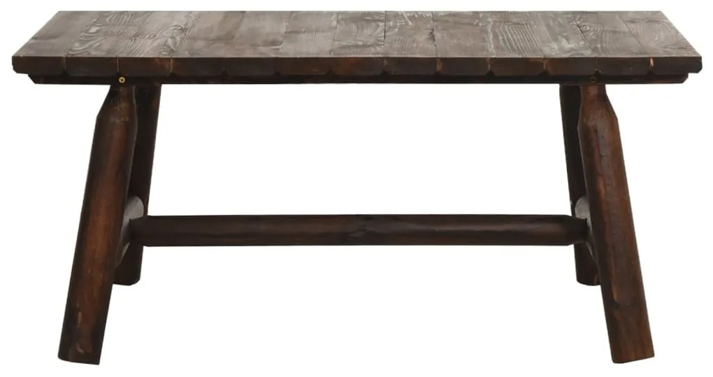Mesa de centro 90x50x41 cm madeira de abeto maciça