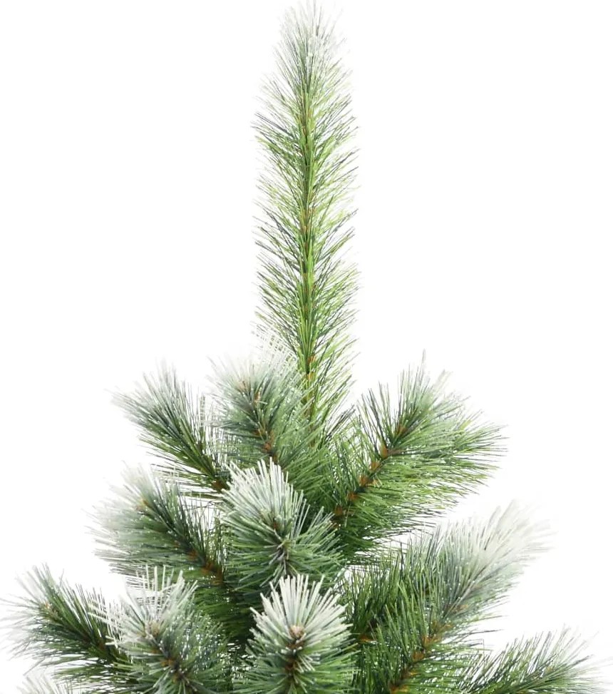 Árvore de Natal artificial articulada c/ flocos de neve 240 cm