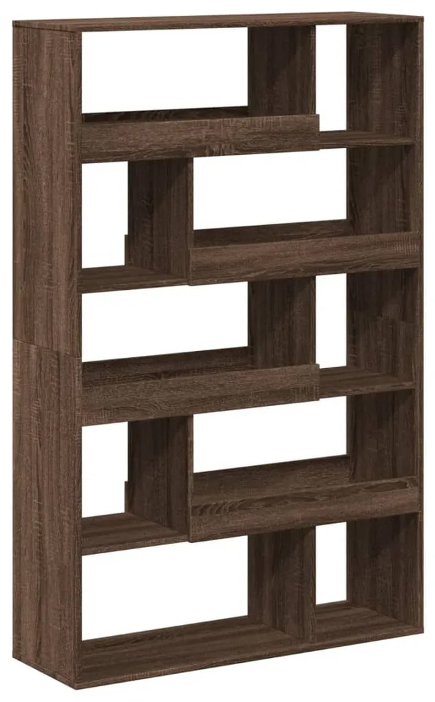 Estante 100x33x156,5 cm derivados de madeira carvalho castanho