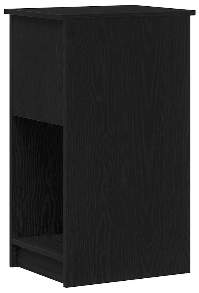 Suporte torre de computador com gaveta 35x45x77 cm preto