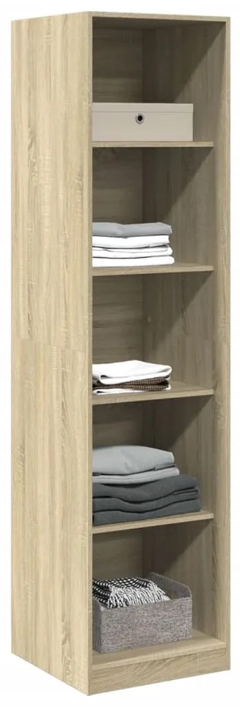 Roupeiro 50x50x200 cm contraplacado carvalho sonoma