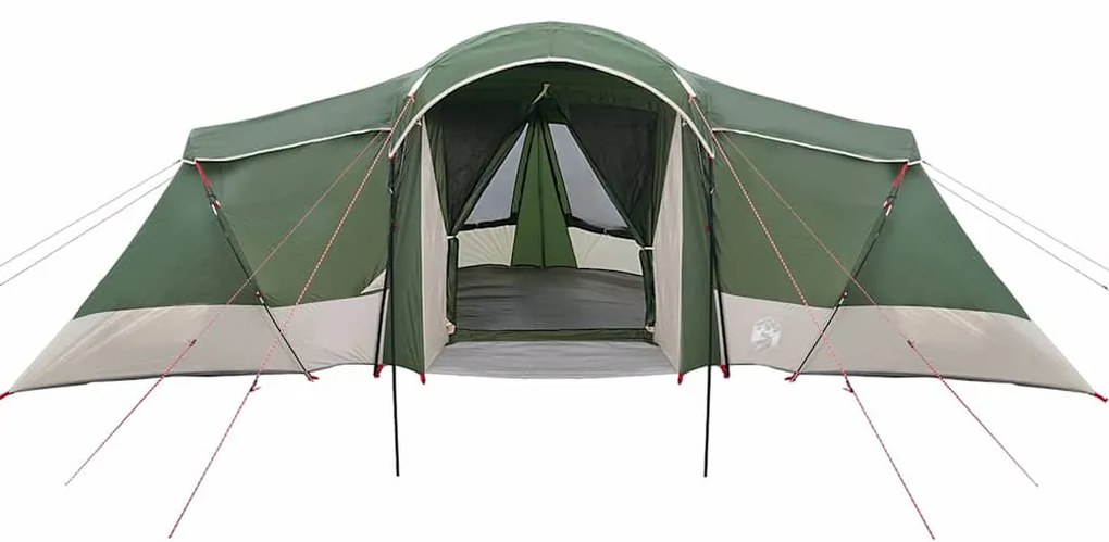 Tenda Familiar com Janelas em Cúpula Verde pra 6 Pessoas, Impermeável