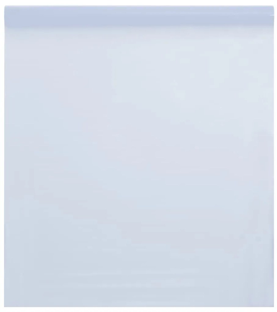 Películas janela estática 3 pcs PVC branco transparente fosco