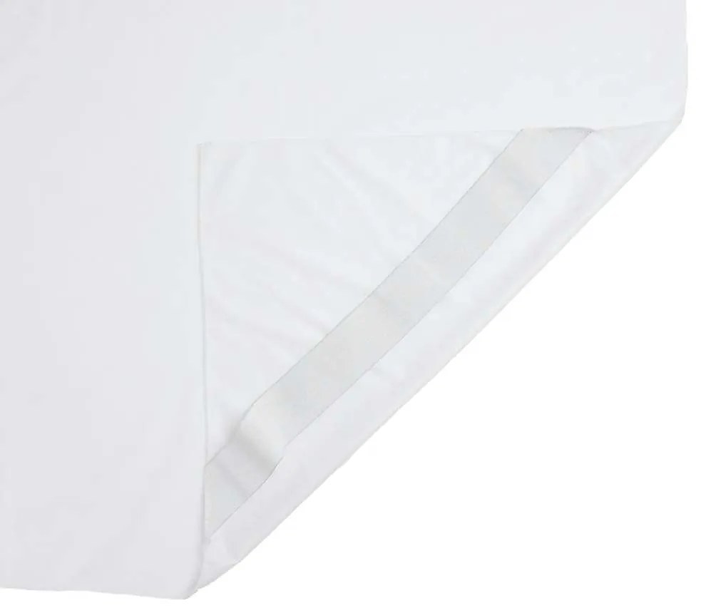 Protetor de colchão impermeável 80x200 cm branco