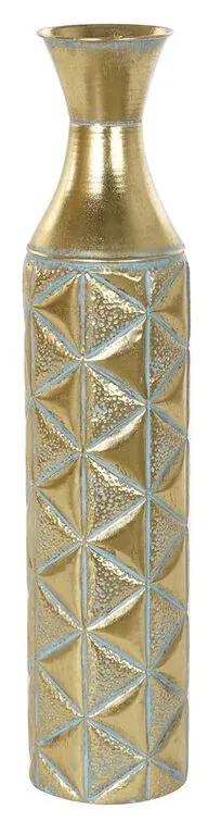Vaso DKD Home Decor Dourado Metal Ferro Árabe (14 x 14 x 64 cm)