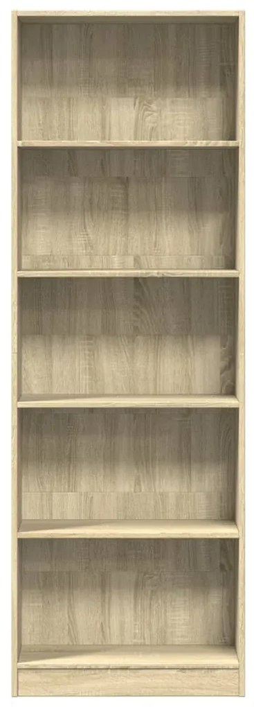 Estante 60x24x176 cm derivados de madeira carvalho sonoma