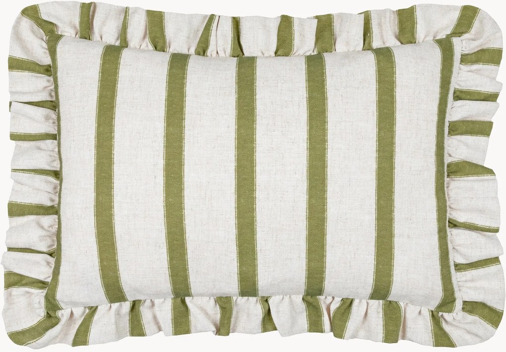 Almofada com folhos Connie