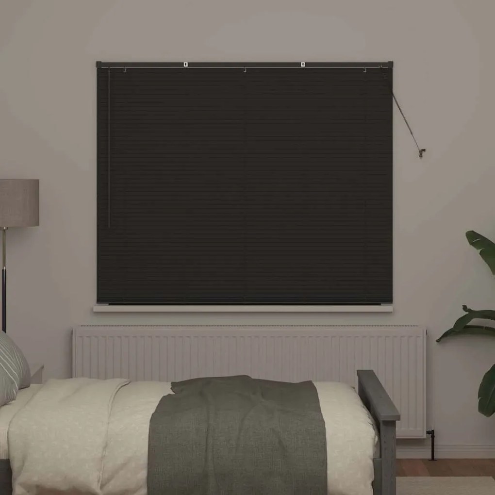Persiana de Janela Cinzento-escuro 80 x 130 cm Alumínio
