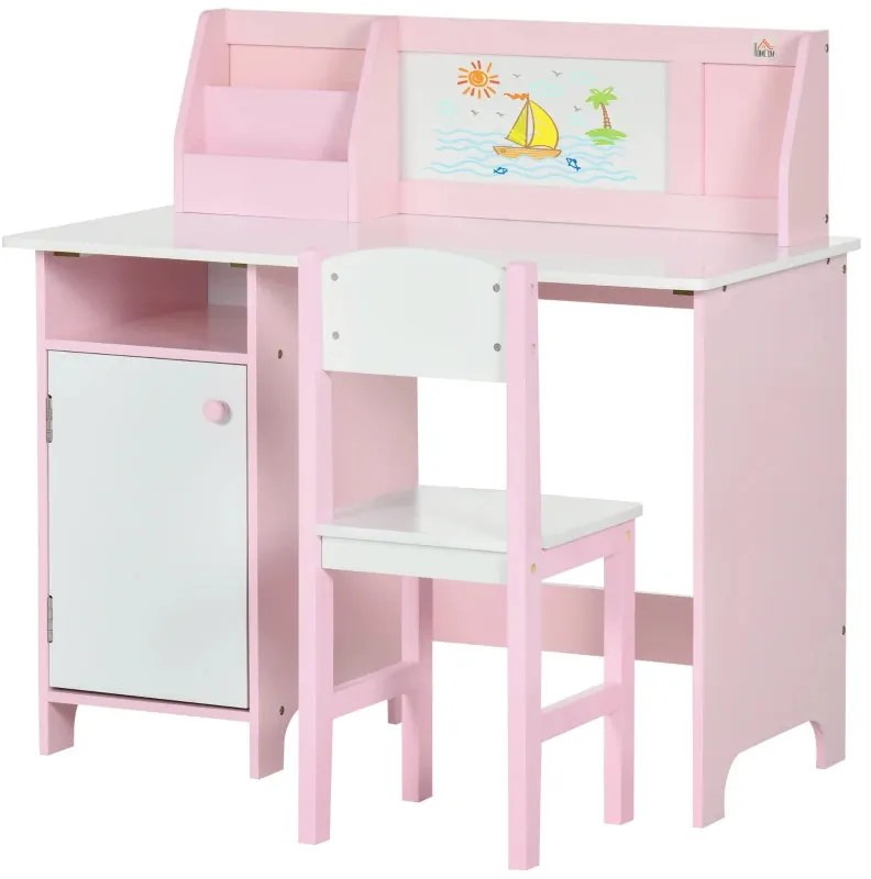 Secretária Kim com Cadeira - Design Nórdico