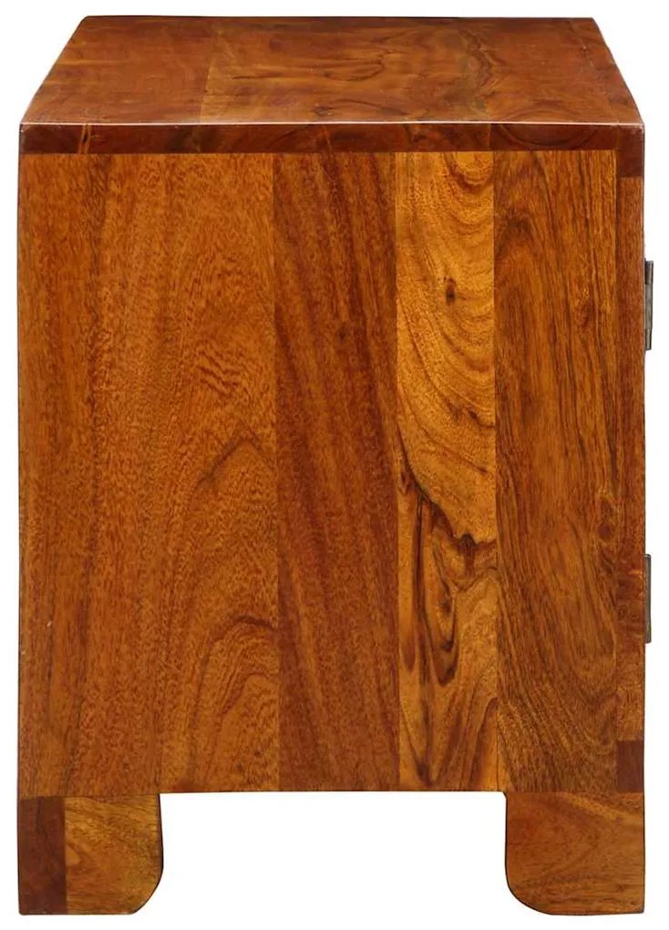 Banco de Hall 100x35x45 cm Madeira Maciça de Acácia