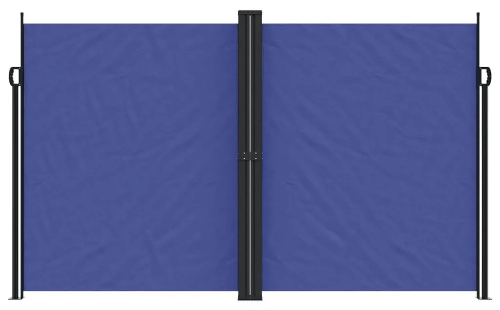 Toldo lateral retrátil 200x600 cm azul