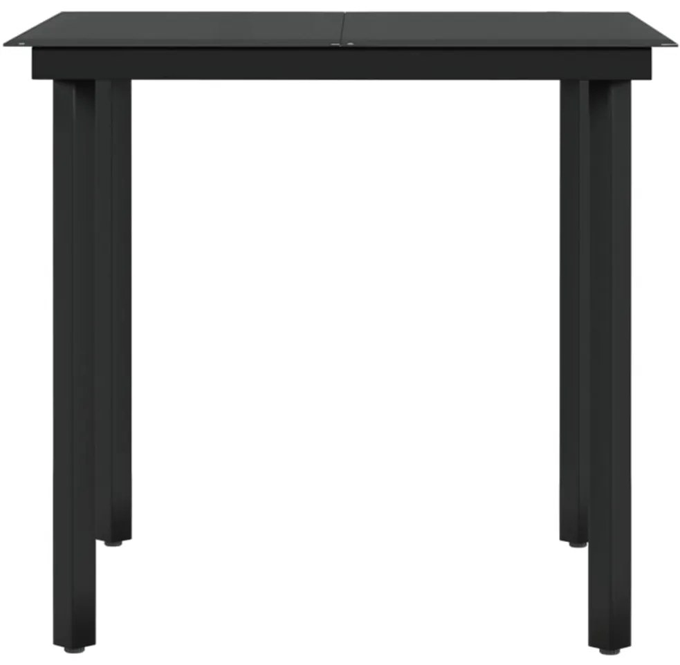 5 pcs conjunto de jantar p/ jardim c/ almofadões castanho