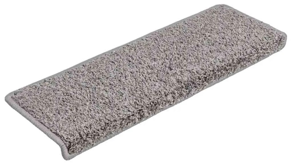 Tapetes de escadas 30 pcs 65x21x4 cm cinzento