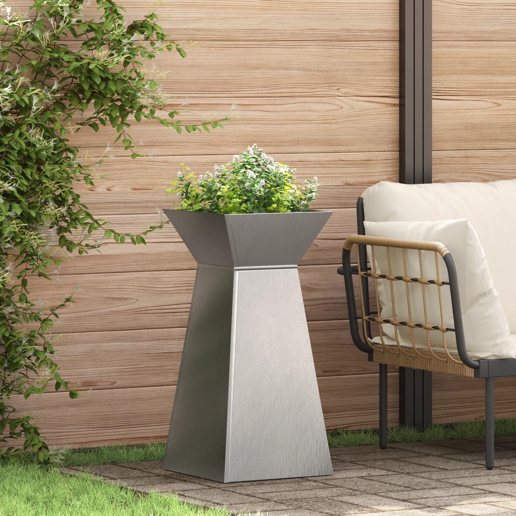 Suporte para Plantas Aço Inoxidável Grande Durável