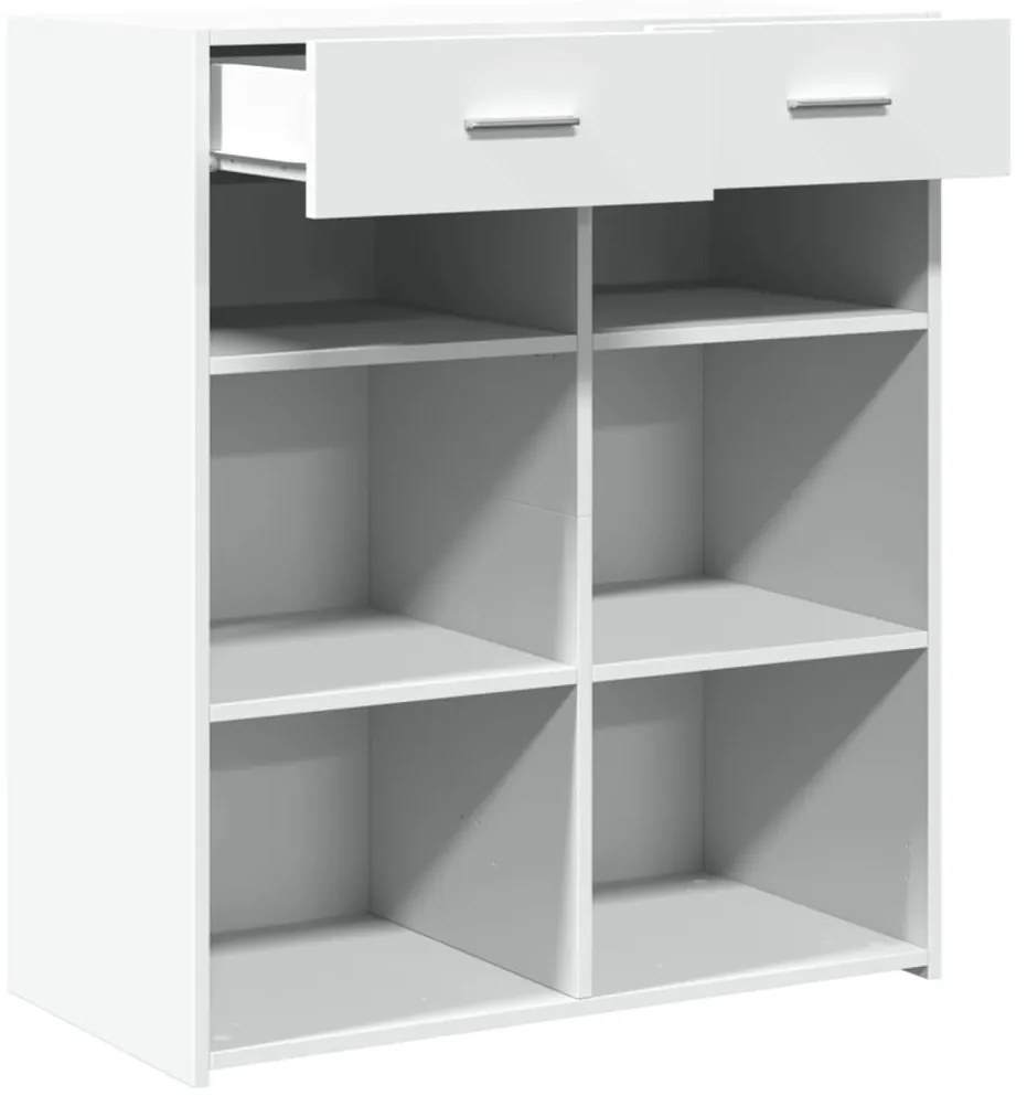 Aparador 80x42,5x93 cm derivados de madeira branco