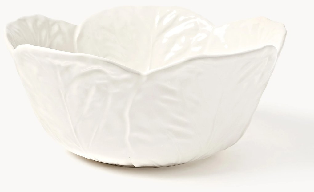 Taça de salada pintada à mão Cabbage