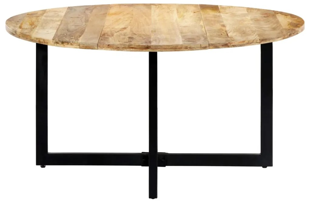 Mesa de jantar 150x73 cm madeira de mangueira maciça