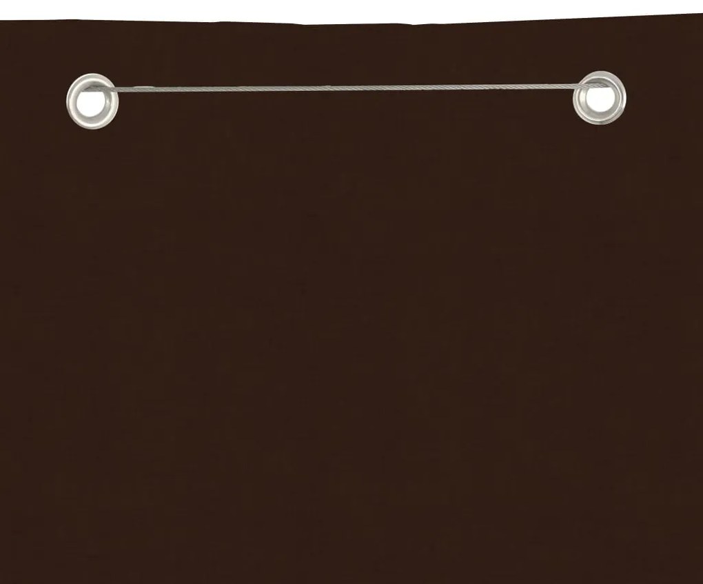 Tela de varanda 80x240 cm tecido oxford castanho