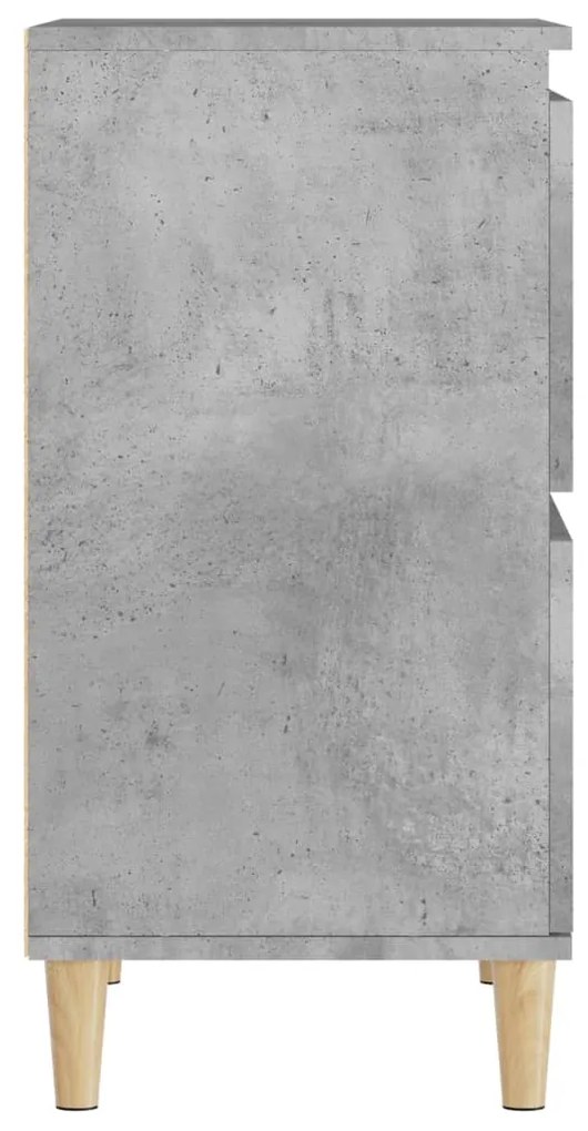 Aparador 60x35x70 cm derivados de madeira cinzento cimento