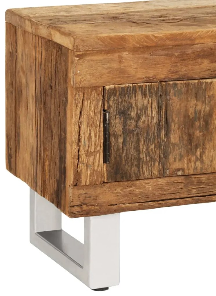 Suporte para TV madeira reciclada maciça 140x30x40 cm