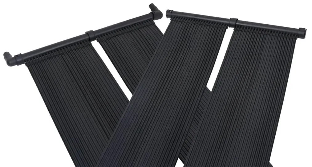 Painéis aquecedores solares de piscina 2 pcs 80x310 cm