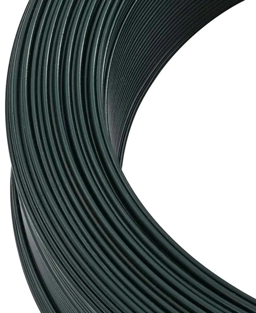 Arame para prender cerca 250 m 2,3/3,8 mm aço preto esverdeado