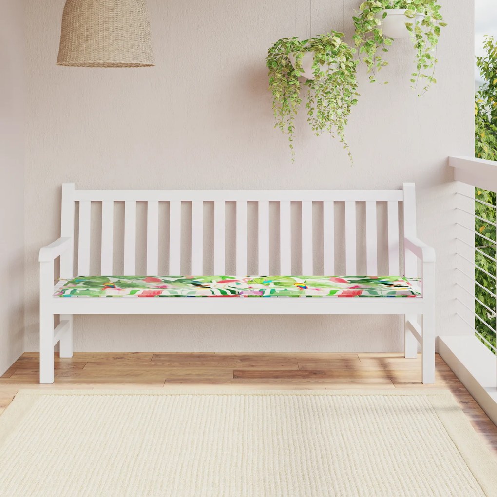 Almofada de Jardim Multicolorida 180x50x4 cm Tecido Oxford