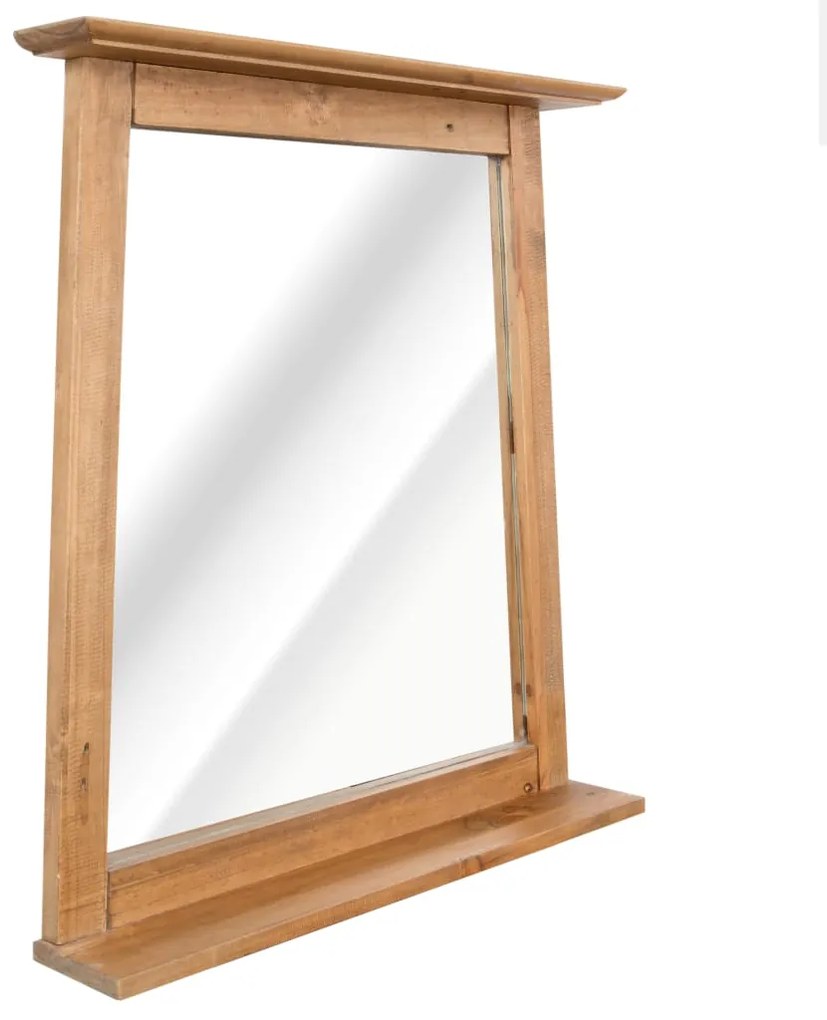 Conjunto de casa de banho 5 pcs madeira de pinho maciça