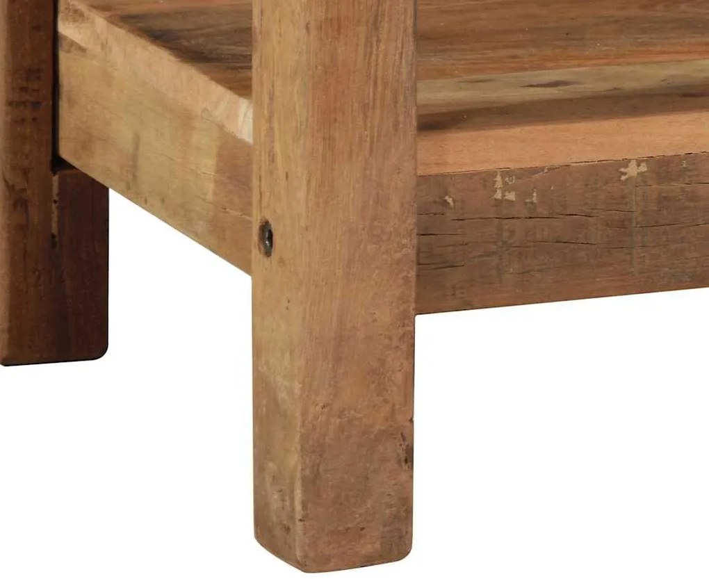 Mesa de Console 107x33x76 cm Madeira Recuperada
