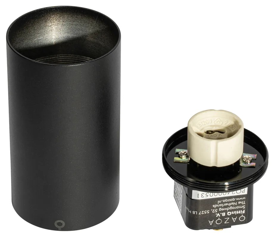 Projetores modernos pretos para sistema de calhas monofásicas GU10 35 mm - Iconic Ruby Honey