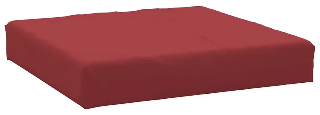Almofadões p/ móveis paletes 2 pcs tecido oxford vermelho tinto