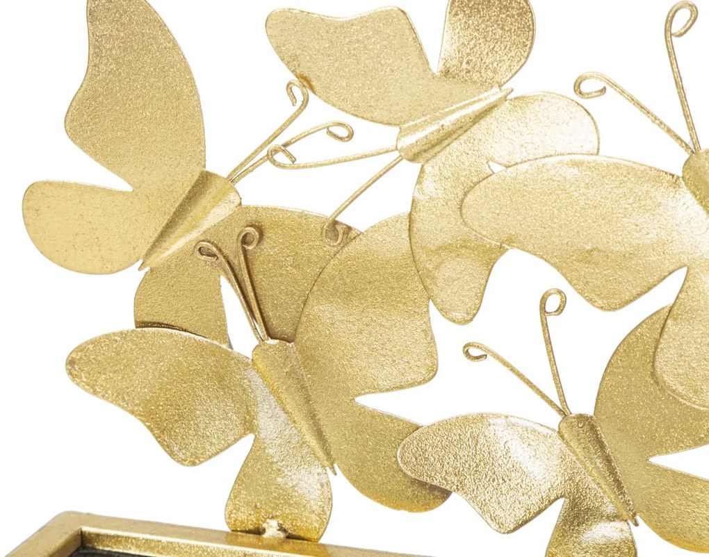 CONJUNTO 2 PRATELEIRAS PARA PAREDE 43X19,2X16,5 CM DOURADO