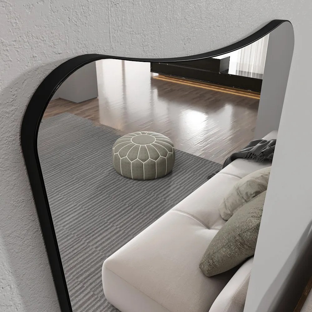 Espelho Vitros – Preto – 55 cm x 150 cm