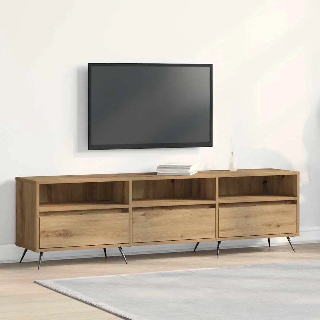 vidaXL Gabinete para TV carvalho artisiano 150 x 30 x 44.5 cm