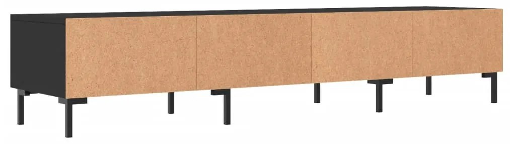 Móvel de TV 80x36x50 cm derivados de madeira preto